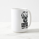 Tasse de propriétaire de bouledogue français de (Devant droit)