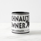 tasse de propriétaire de schnauzer (Centre)