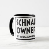 tasse de propriétaire de schnauzer (Devant gauche)