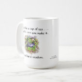 Tasse de proverbe de théière (Devant gauche)