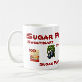 TASSE DE PRUNE DE SUCRE DE TARTE DE MIEL (Gauche)