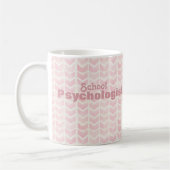 Tasse de psychologue d'école d'aquarelle de (Gauche)