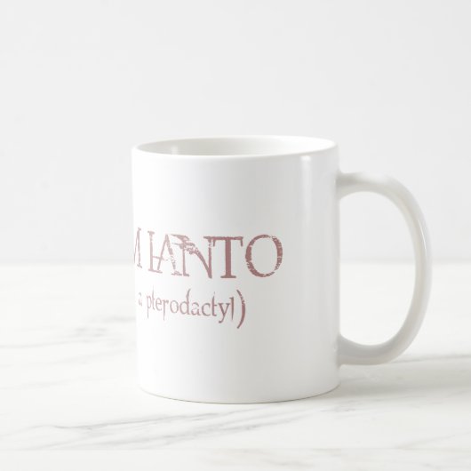 Tasse de ptérodactyle d'Ianto- d'équipe (Droite)