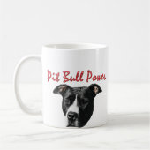 Tasse de puissance de pitbull (Gauche)