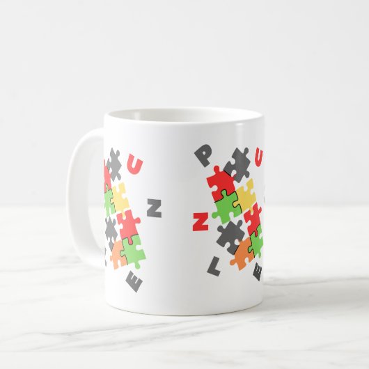 Tasse de puzzle (Devant gauche)