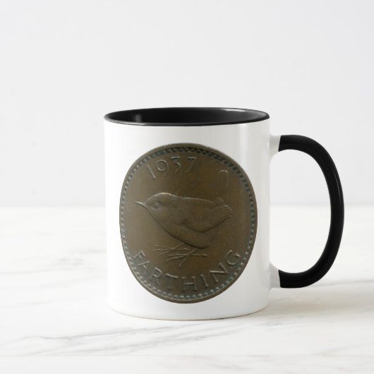 Tasse de quart de penny des 1937 Anglais (Droite)