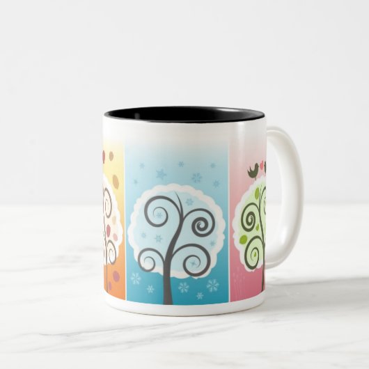 Tasse de quatre saisons (Devant droit)