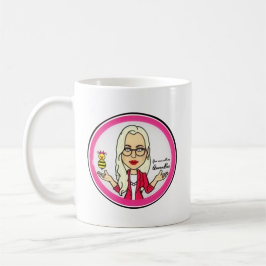 Tasse de QueenBeeing par Angie Atkinson (Gauche)