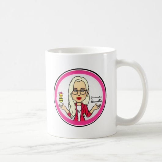 Tasse de QueenBeeing par Angie Atkinson (Droite)
