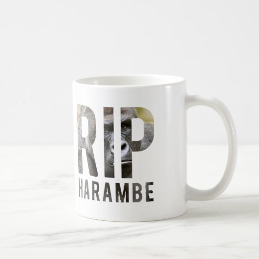Tasse de R.I.P Harambe (Droite)
