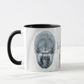Tasse de radiologie de crâne d'anatomie du rayon X (Gauche)