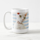 Tasse de rayure bleue de Casper (Gauche)