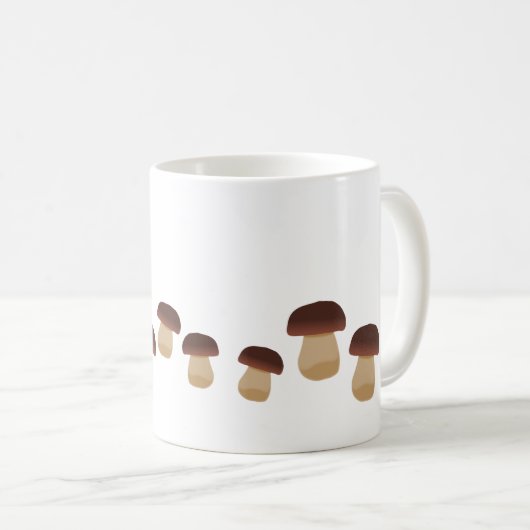 Tasse de rayure de champignons (Devant droit)