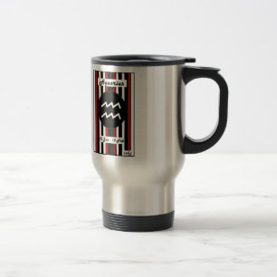 Tasse de rayure de zodiaque - Verseau