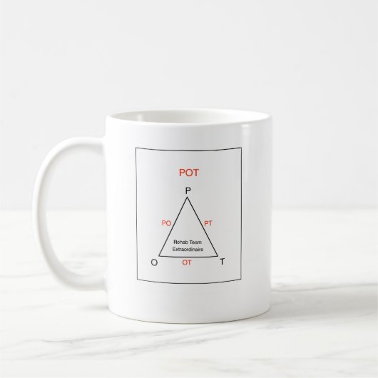Tasse de réadaptation de POT (Gauche)