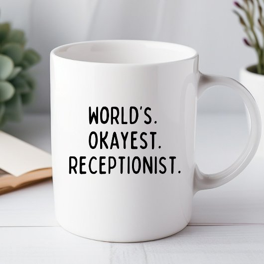 Tasse de réceptionniste la plus correcte du monde,