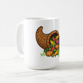 Tasse de récolte d'automne Cornucopia (Devant gauche)
