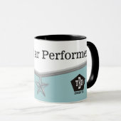 Tasse de récompense de vedette d'accomplissement (Devant droit)