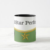 Tasse de récompense de vedette d'accomplissement (Centre)