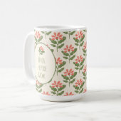 Tasse de reconnaissance de professeur florale | No (Devant gauche)