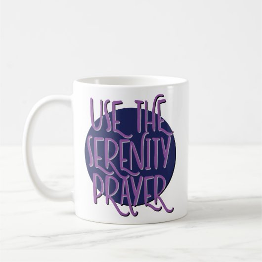 Tasse de récupération de prière de sérénité Utilis (Gauche)