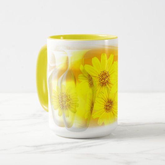 Tasse de Refelcted de marguerites (Devant gauche)