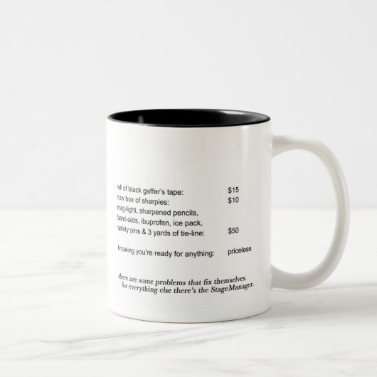 Tasse de régisseur (B/W) (Droit)