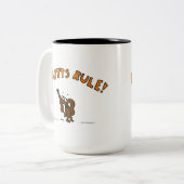 Tasse de RÈGLE de CHIENS de moucheron (Devant gauche)