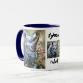 Tasse de règle de rhinocéros de rhinocéros (Devant gauche)