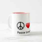 Tasse de Reiki d'amour de paix (Devant gauche)