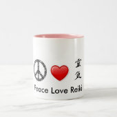 Tasse de Reiki d'amour de paix (Centre)