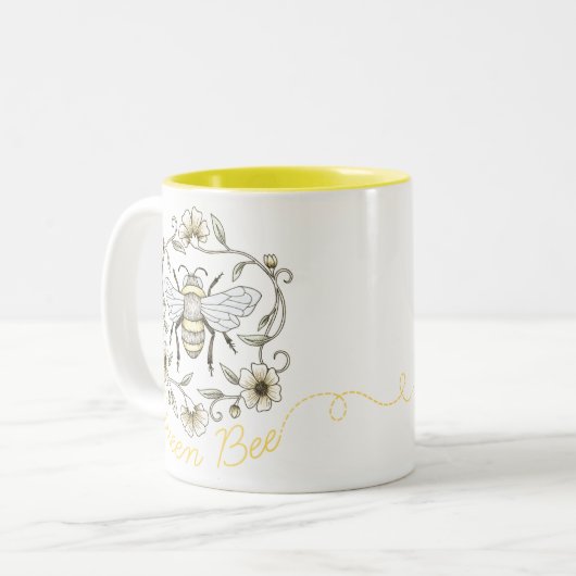 Tasse de reine des abeilles (Devant gauche)