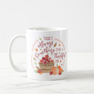 Tasse de remerciement des pommes   d'automne