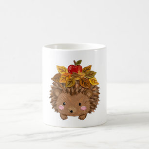 Tasse de remerciement Hérisson Automne