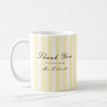 Tasse de remerciement personnalisée pour enseignan