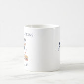 Tasse de remise de diplôme de lapin mignonne (Centre)