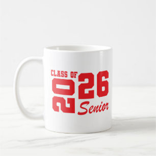 Tasse de remise de diplôme senior