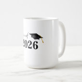 Tasse de remise des diplômes (Devant droit)
