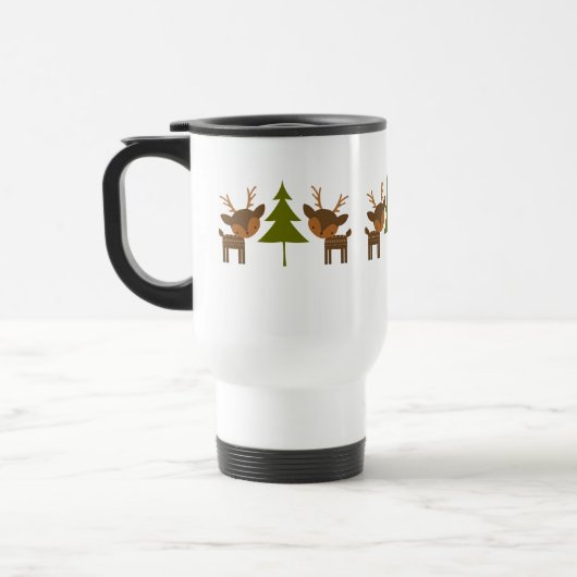 Tasse de renne de Noël (Gauche)