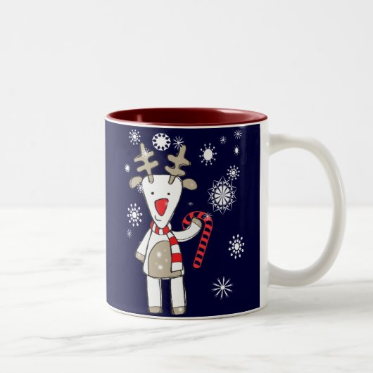 Tasse de renne de Noël (Droit)