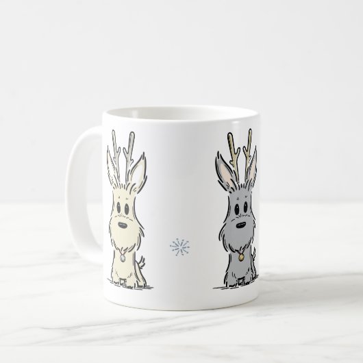 Tasse de renne de Terrier (Devant gauche)