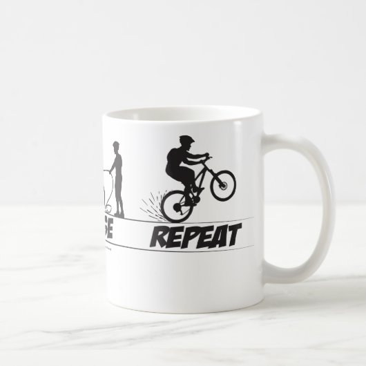 Tasse de répétition de rinçage de tour (Droite)
