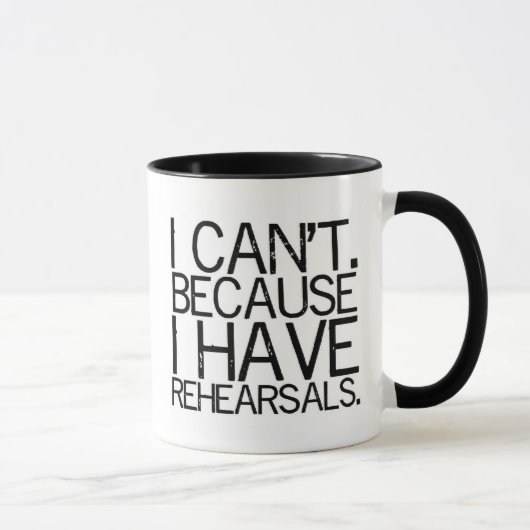 Tasse de répétitions 2-Sided (noir) (Droite)