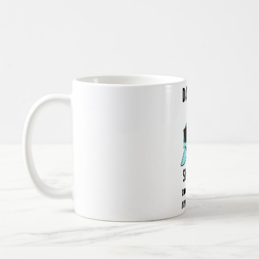 Tasse de requin de papa, tasse drôle de requin de (Gauche)