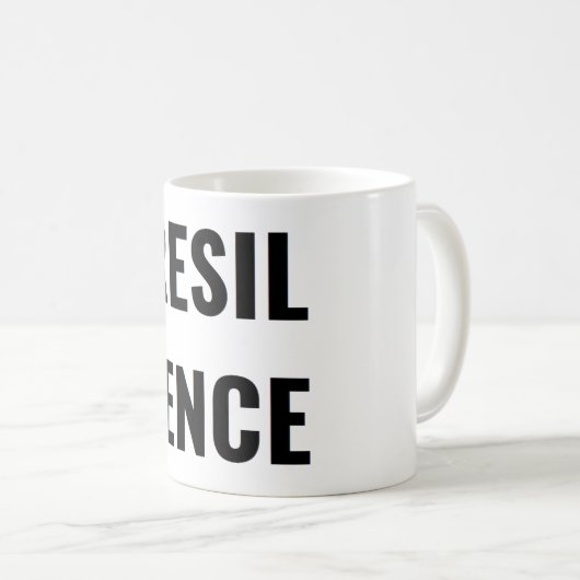 Tasse de RÉSILIENCE (Devant droit)