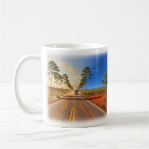 Tasse de retour à la maison sudiste sous le couche