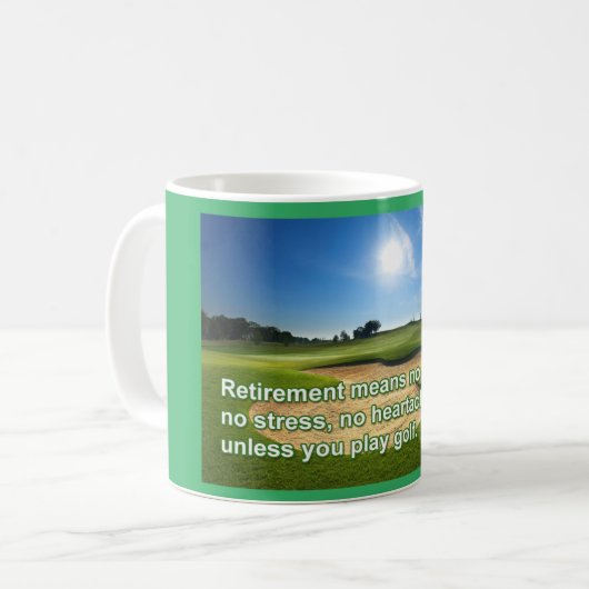 Tasse de retraite de golf (Devant gauche)