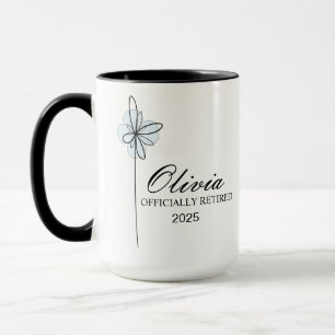 Tasse de retraite, tasse personnalisée de bonne re