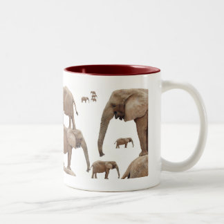 Tasse de réunion d'éléphant