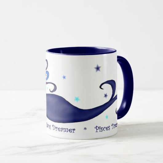 Tasse de rêveur de Poissons (Devant droit)